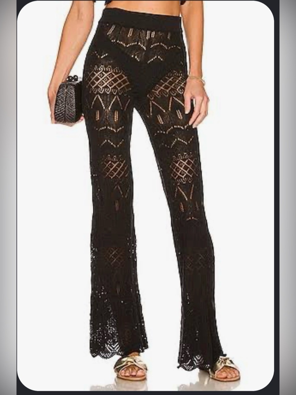 House Of Harlow 1960 X Revolve Mardee Pant In Black